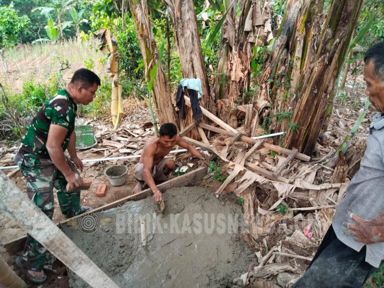 Semangat Gotong Royong Warnai TMMD ke-129 Kodim 0410/KBL, Sinergi TNI dan Warga Percepat Pembangunan di Pinang Jaya