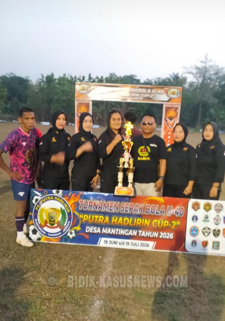 Srikandi Squad Nusantara PAC Tahunan Sukses Amankan Final Hadlirin Cup U-40 di Desa Mantingan