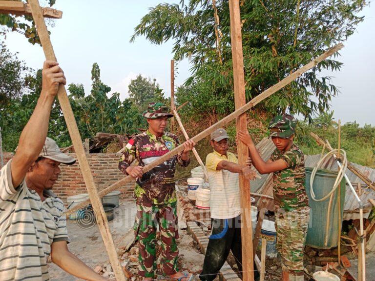 TMMD ke-129 Kodim 0410/KBL Mulai Bedah Rumah Ibu Nur Hayati, Wujud Kepedulian TNI Hadirkan Hunian Layak bagi Warga