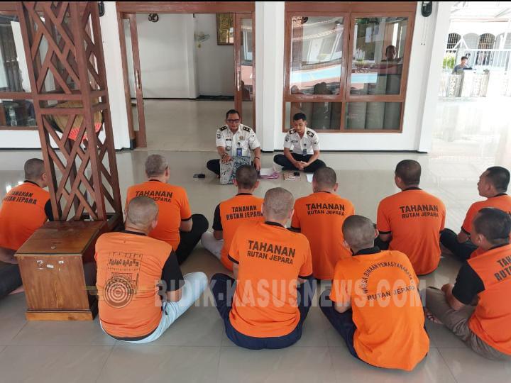Tanamkan Nilai-Nilai Positif Sejak Awal, Rutan Jepara Berikan Pembinaan Kepribadian kepada Tahanan Baru