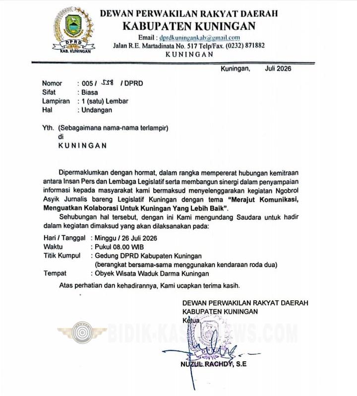 Surat Undangan DPRD Kuningan Diduga Picu Polemik di Kalangan Insan Pers