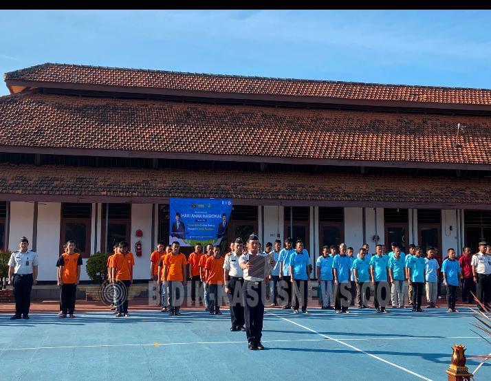 Peringati Hari Anak Nasional, Rutan Jepara Gelar Upacara dan Teguhkan Komitmen Pemenuhan Hak Anak