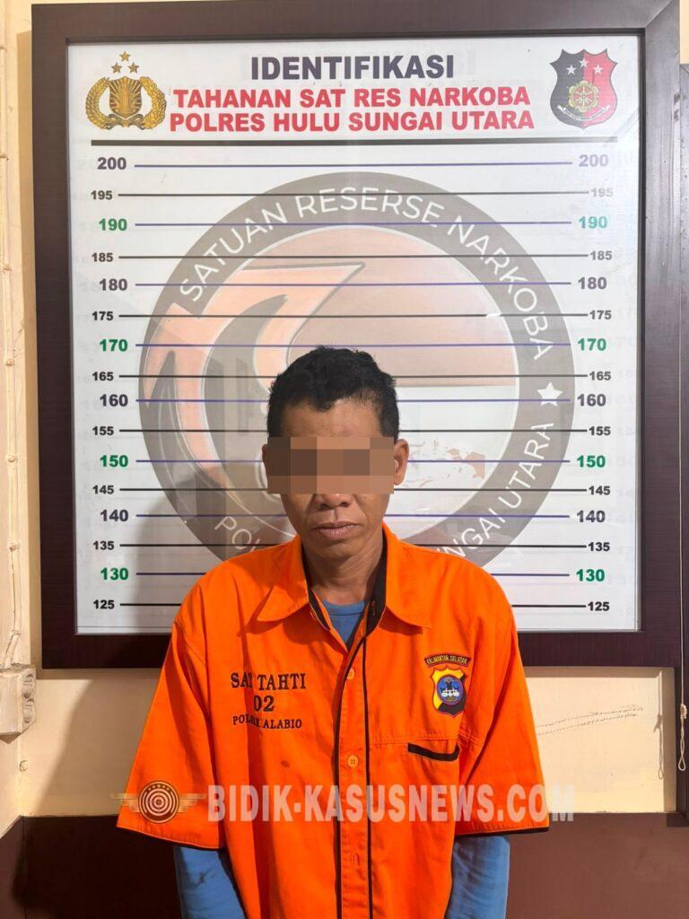Satresnarkoba Polres HSU Sita 53,19 Gram Sabu, Pria Diduga Pengedar Diamankan di Sungai Tabukan