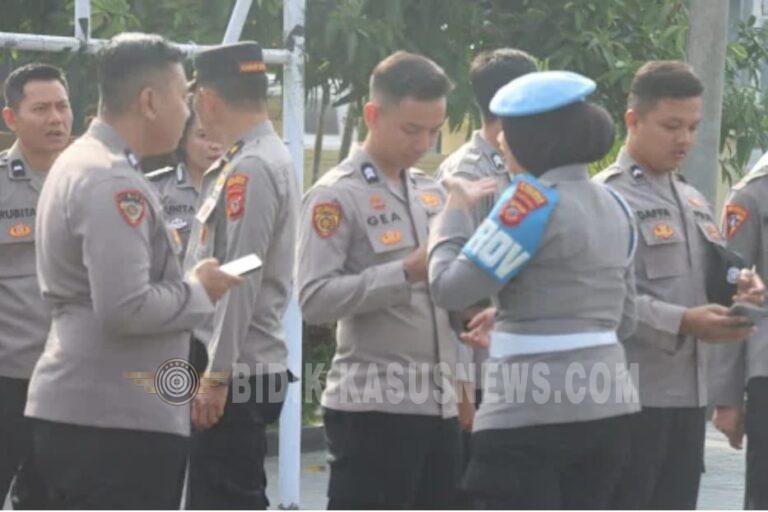 Tingkatkan Kedisiplinan Internal, Wakapolres Majalengka Gelar Ops Gaktiblin Sikap Tampang Personel‎