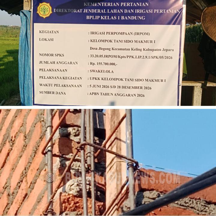 LSM Aliansi Indonesia Soroti Dugaan Pengurangan Spesifikasi Proyek IRPOM Desa Jlegong, Minta Aparat Turun Tangan