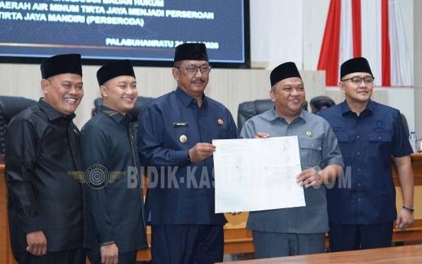 Paripurna DPRD Sukabumi Tetapkan Persetujuan Raperda Ketertiban Umum, Raperda Perseroda Tirta Jaya Masuki Tahap Awal
