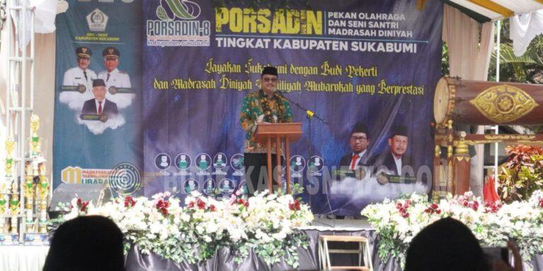 Bupati Asep Japar: Porsadin VIII Jadi Ajang Syiar Islam dan Pembinaan Karakter Santri