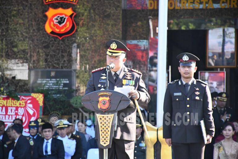 Polresta Cirebon Gelar Upacara dan Syukuran Hari Bhayangkara ke-80, Perkuat Sinergi untuk Pengabdian kepada Masyarakat