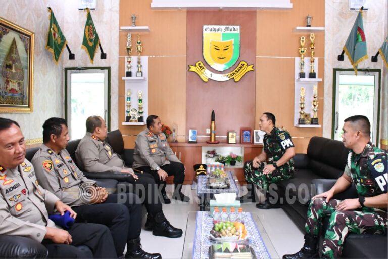 Kapolresta Cirebon Perkuat Soliditas TNI–Polri Melalui Silaturahmi ke Lanal Cirebon dan Denpom III/3 Cirebon