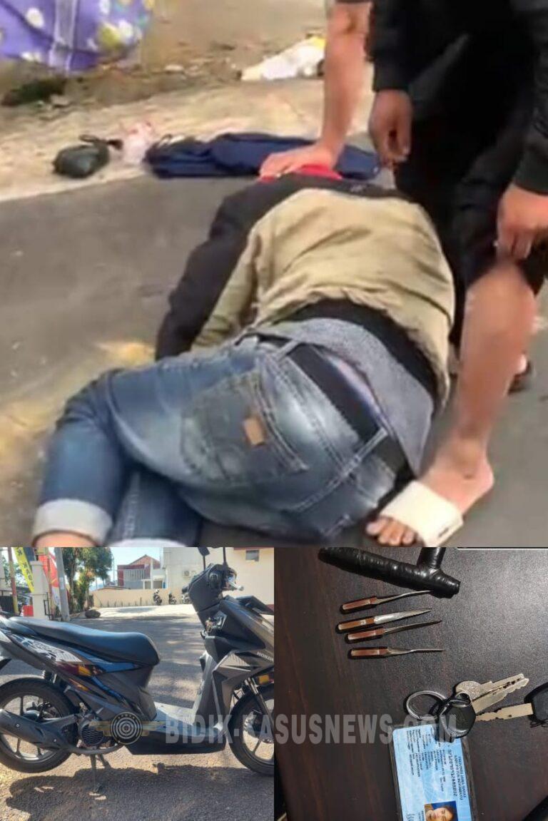 Drama Curanmor Berakhir Tumbang! Aksi Pelaku Digagalkan Korban di Kuningan, Satu Ditangkap, Rekannya Kabur