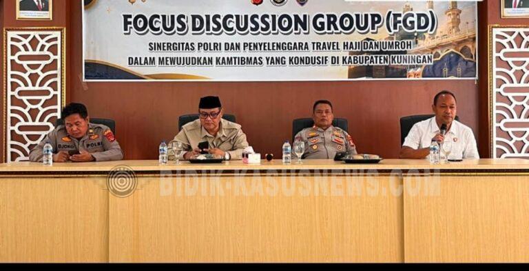 Polres Kuningan Perkuat Pengawasan Haji dan Umrah, FGD Satukan Langkah Cegah Travel Ilegal dan Wujudkan Kamtibmas Kondusif