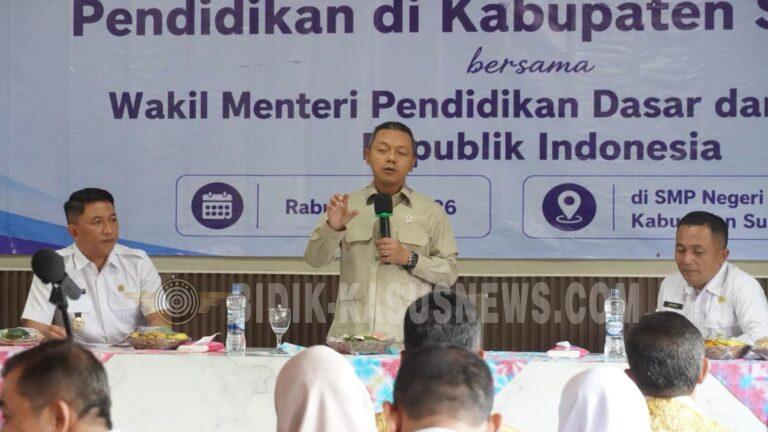 Pemkab Sukabumi dan Kemendikdasmen Perkuat Sinergi Wujudkan Pendidikan Berkualitas