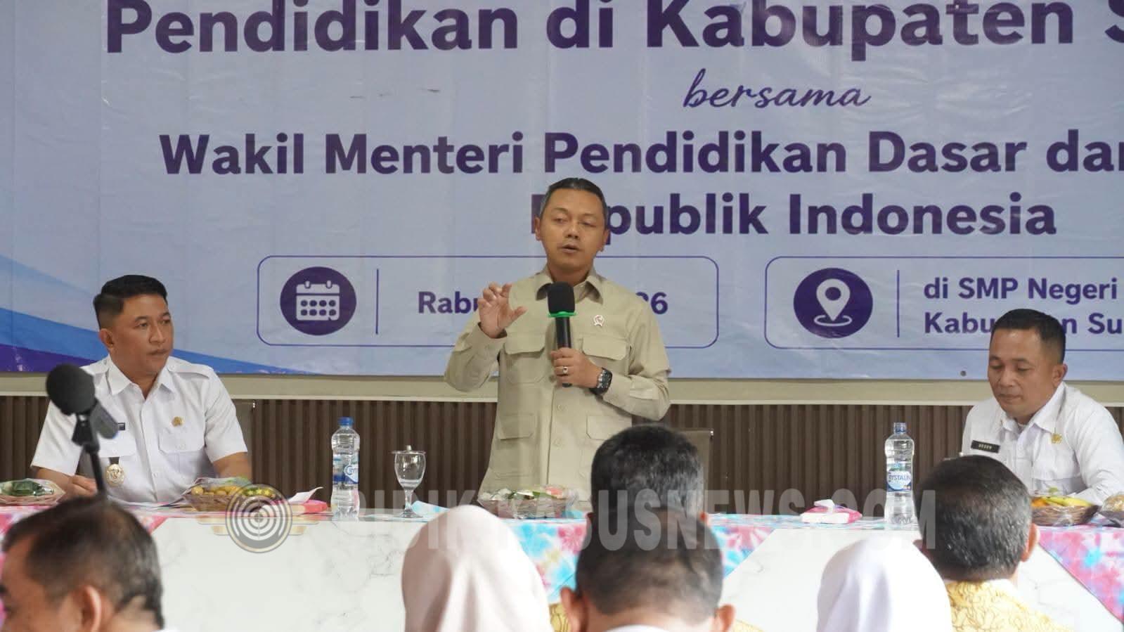Pemkab Sukabumi dan Kemendikdasmen Perkuat Sinergi Wujudkan Pendidikan Berkualitas