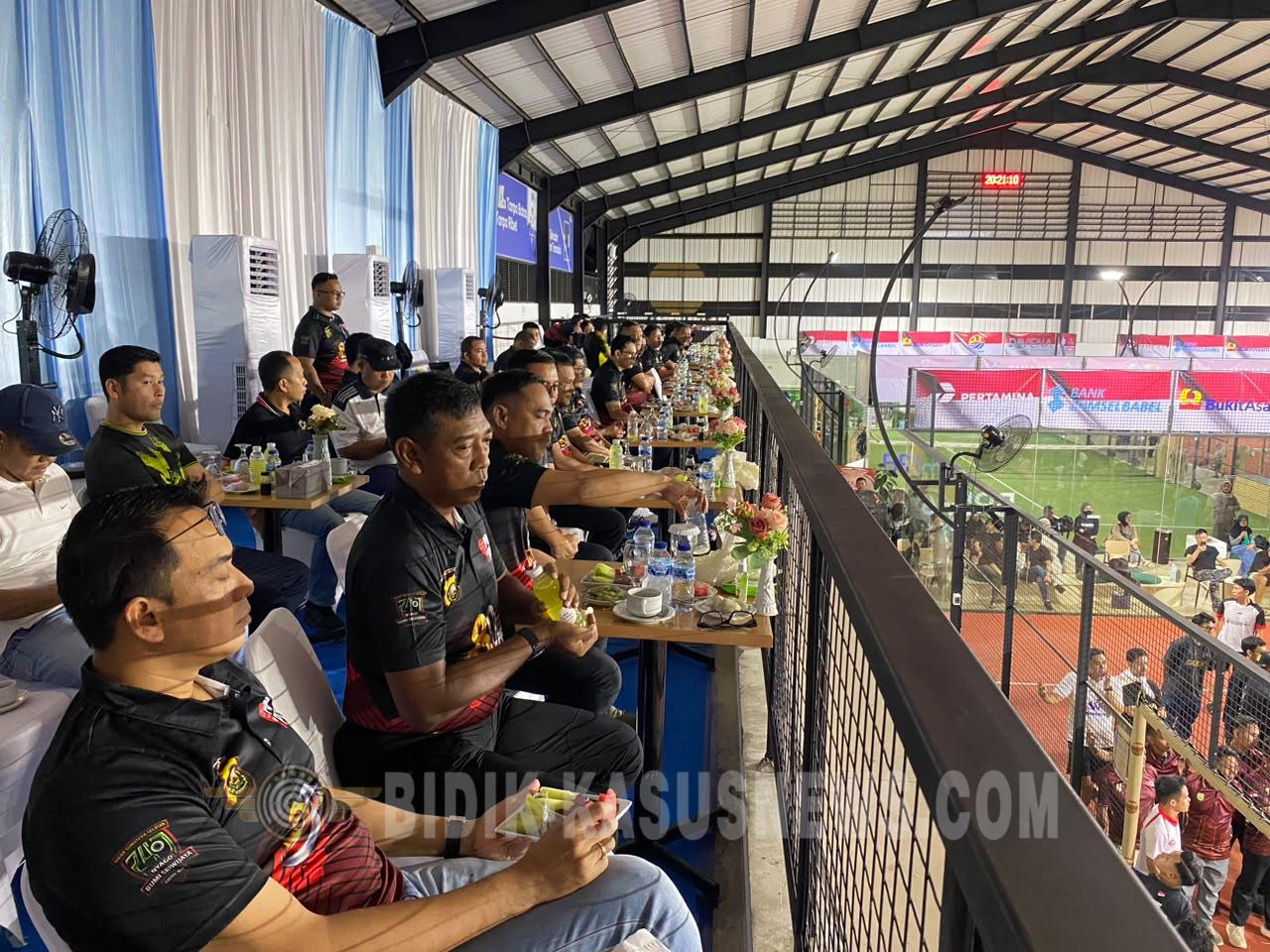 Dansat Brimob Polda Sumsel Hadiri Penutupan Kapolda Cup Padel Luxury, Perkuat Sportivitas dan Soliditas Personel
