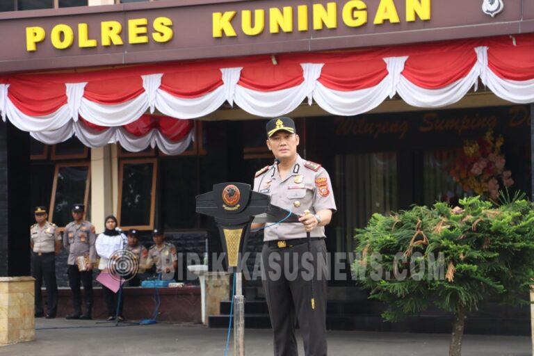BAGEUR Jadi Jargon Baru Polres Kuningan, Ini 6 Nilai yang Wajib Diterapkan Polisi