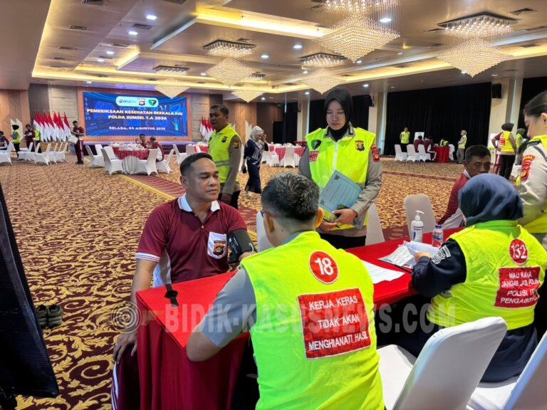 DANSAT BRIMOB POLDA SUMSEL IKUTI PEMERIKSAAN KESEHATAN BERKALA PEJABAT UTAMA POLDA SUMSEL T.A. 2026