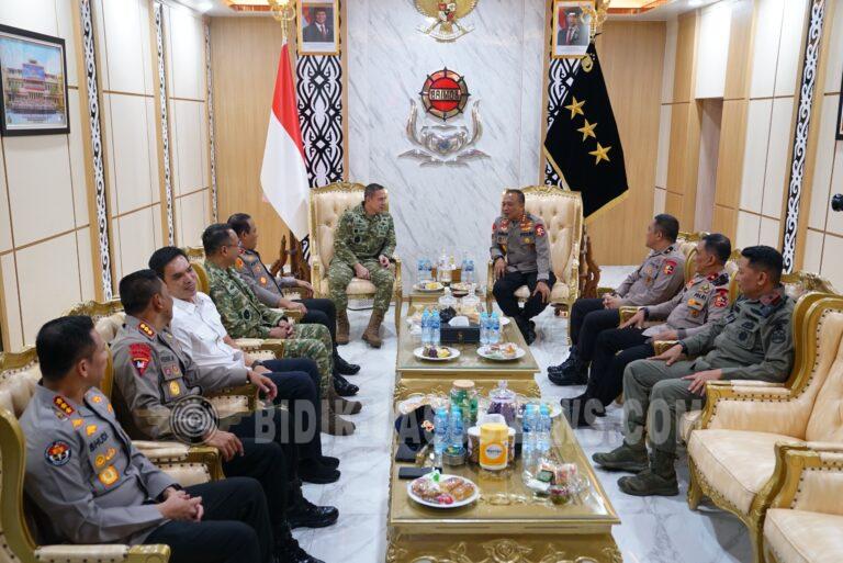 Dankorbrimob Polri Terima Kunjungan Silaturahmi Kapolda Metro Jaya dan Pangdam Jaya