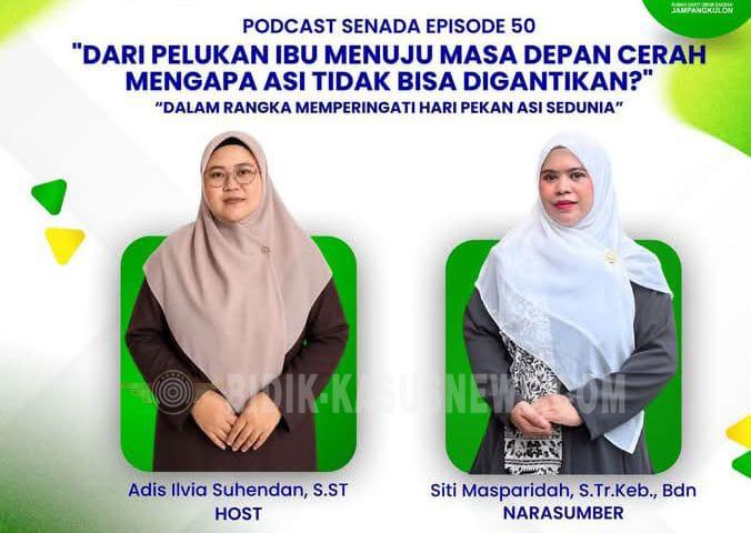 Podcast Senada Edisi ke-50 RSUD Jampangkulon Soroti Pentingnya ASI untuk Masa Depan Anak