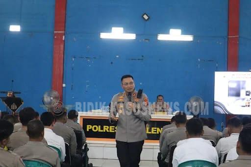 Kapolres Majalengka Sampaikan Arahan, Tekankan Implementasi Program Presisi Kapolri