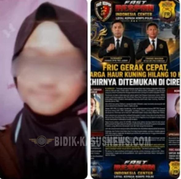 FRIC Gerak Cepat, Warga Haur Kuning Hilang 10 Hari Akhirnya Ditemukan di Cirebon