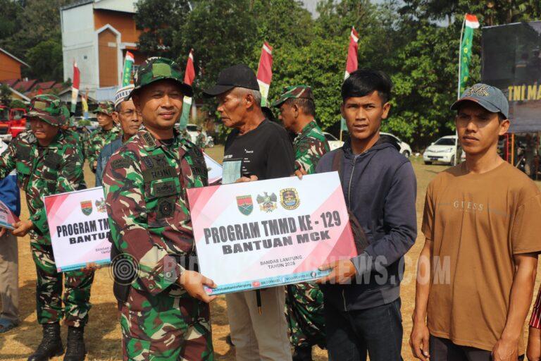 TMMD Ke-129 Kodim 0410/KBL Resmi Ditutup, Pengabdian TNI Bersama Rakyat Tinggalkan Jejak Nyata Bagi Masyarakat Pinang Jaya