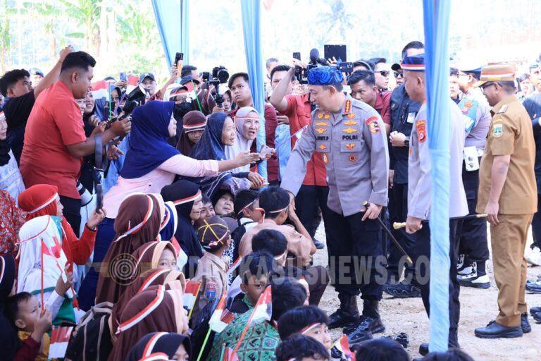 Jembatan Merah Putih Presisi Diresmikan Presiden, Dankorbrimob Hadir Dampingi Kapolri