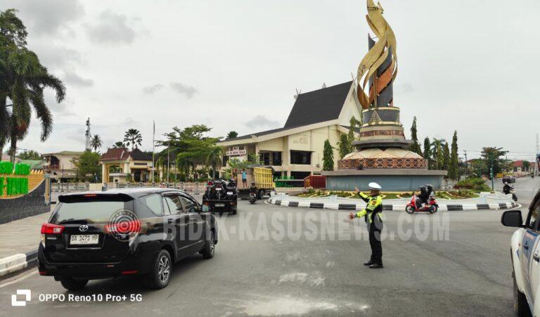 Satlantas Polres HSU Intensifkan Patroli Wisata dan Jalur Rawan, Wujudkan Lalu Lintas Aman di Akhir Pekan