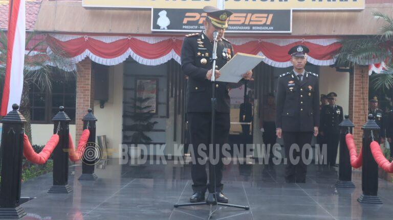 Kapolres HSU Pimpin Upacara HUT ke-81 RI, Kobarkan Semangat Nasionalisme dan Pengabdian