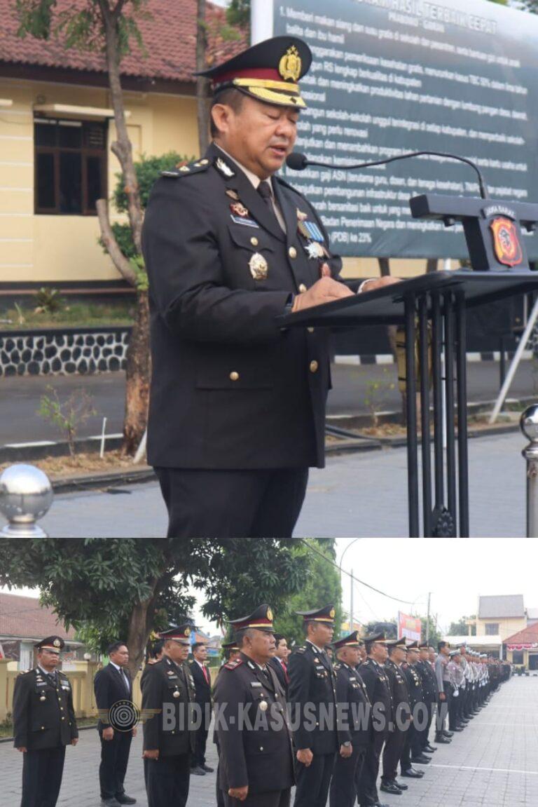 Polres Majalengka Gelar Upacara Peringatan HUT ke-81 RI 