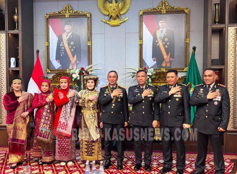 Dansat Brimob Polda Sumsel Hadiri Upacara HUT RI ke-81 dan Peringatan Detik-Detik Proklamasi Kemerdekaan RI Tahun 2026