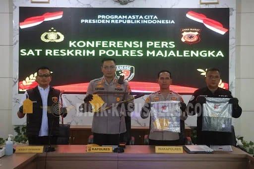 Komplotan Spesialis Pembobol Pabrik Lintas Daerah Digulung Polres Majalengka