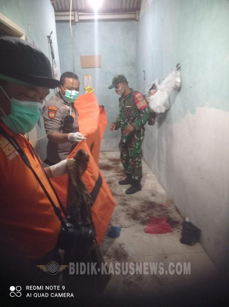 Jenazah Pria Ditemukan di Bedeng Kota Karang, Babinsa dan INAFIS Bergerak Cepat