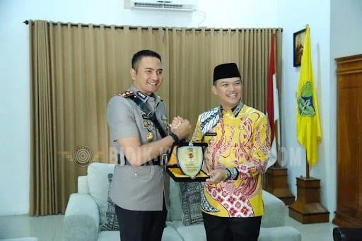 Pererat Sinergitas, Kapolres Majalengka Silaturahmi ke Rumah Dinas Wakil Bupati