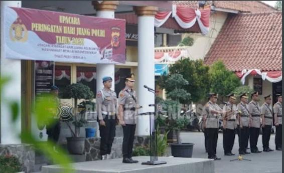 Polres Cirebon Gelar Upacara Hari Juang Polri.2026.Momentum Perkuat Semangat Pengabdian.
