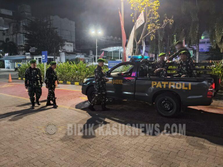 Babinsa Kodim 0410/KBL Patroli Malam, Pastikan Sejumlah Titik Strategis Bandar Lampung Tetap Kondusif