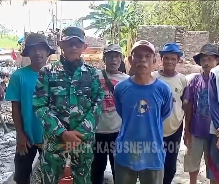 TNI Bantu Wujudkan Jembatan Beton Non Bencal untuk Dukung Mobilitas Warga di Pandeglang