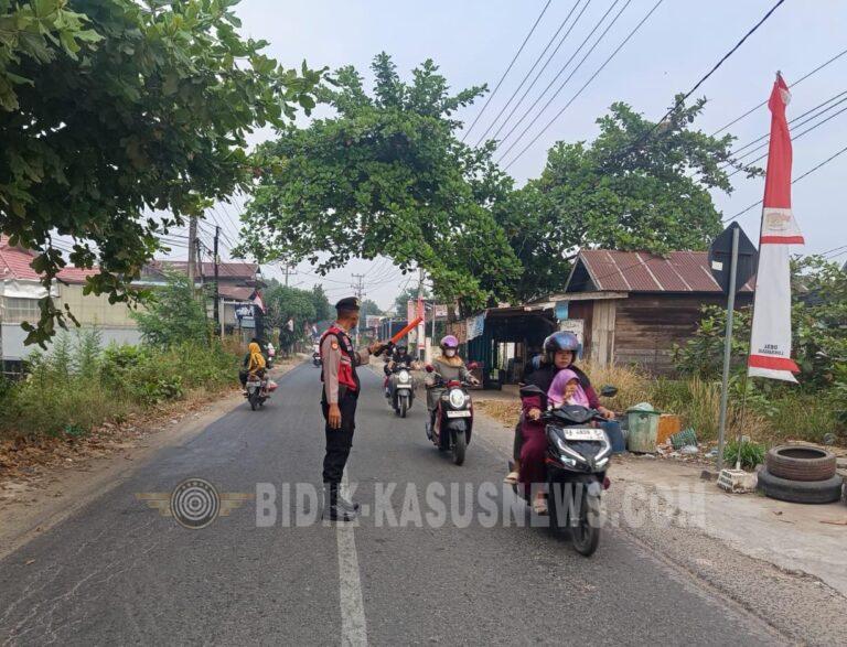 Patroli Pagi Polsek Banjang Sasar Sekolah, Cegah Tawuran dan Kejahatan Jalanan