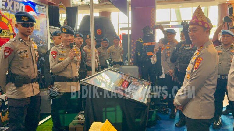 Satbrimob Polda Sumsel Tampilkan Alsus di Banyuasin Police Expo 2026, Kenalkan Peran Brimob kepada Masyarakat
