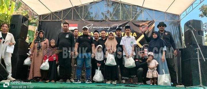 Anniversary ke-2 PAC Kedung Squad Nusantara Diwarnai Santunan Yatama, 300 Anggota Hadir
