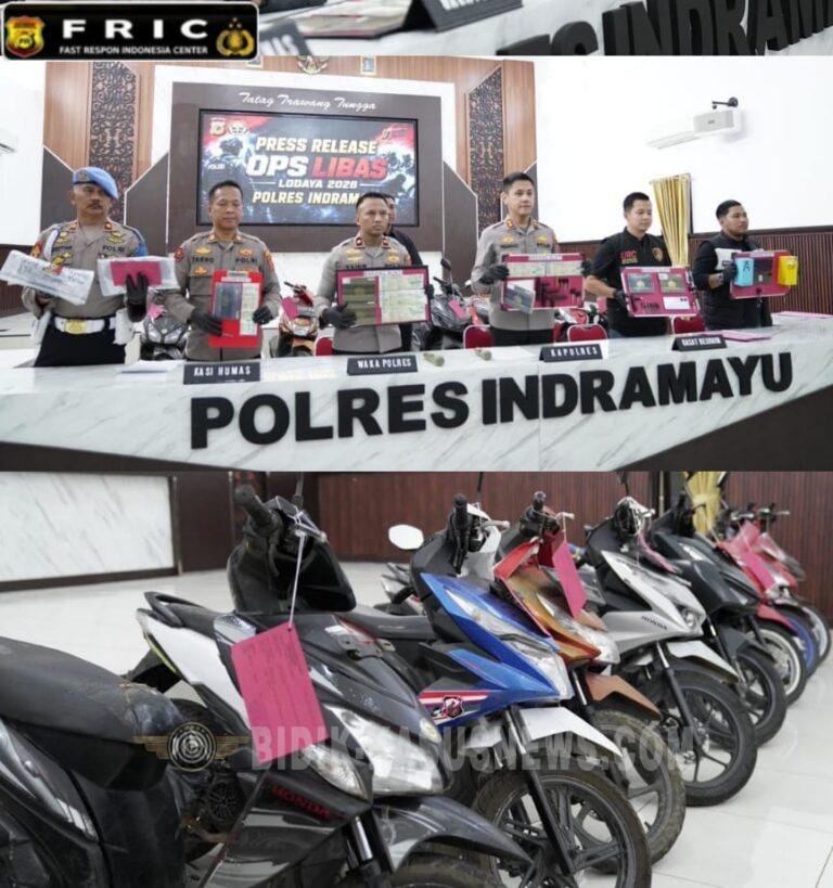 Polres Indramayu Rilis Hasil Operasi Libas Lodaya 2026