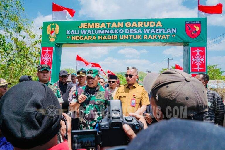 Sang Jenderal Petarung’ Resmikan 8 Jembatan di Pulau Buru, Akses Warga Kini Makin Terbuka