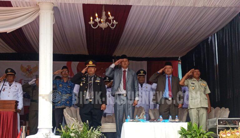 Apresiasi Pelaksanaan Upacara HUT RI ke-81, Kapolsek Surade: Paskibra Tunas Generasi Penerus Bangsa