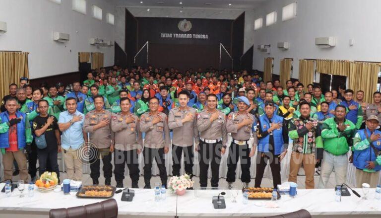 Kapolres Indramayu Perkuat Sinergi Dengan 175 Ojol Kamtibmas, Ajak Bersama Jaga Rawat Indramayu