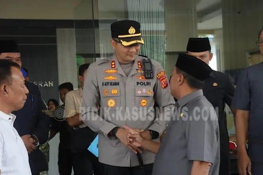 Perkuat Kebersamaan Antar Lembaga, Kapolres Hadiri Sidang Paripurna DPRD Majalengka