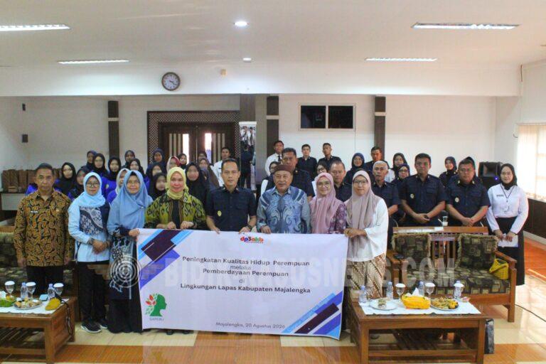 Ketua TP PKK Hj.Iim Maemunah Suherman Lakukan Kunjungan Kerja ke Lembaga Pemasyarakatan Kelas IIB Majalengka