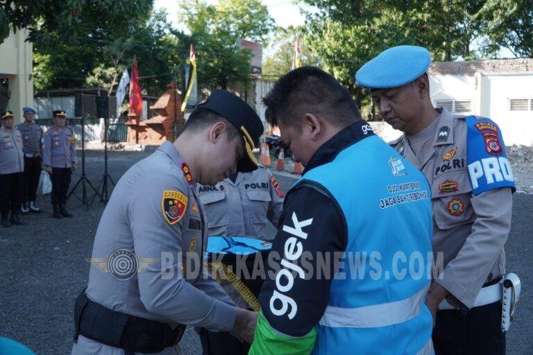 Ojol Kamtibmas Jadi Mitra Strategis Polres Cirebon Kota Jaga Keamanan
