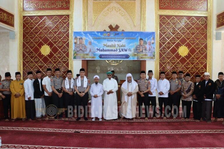 Maulid Nabi, Kapolres : Jadikan Akhlak Rasulullah SAW sebagai Teladan dalam Pelaksanaan Tugas