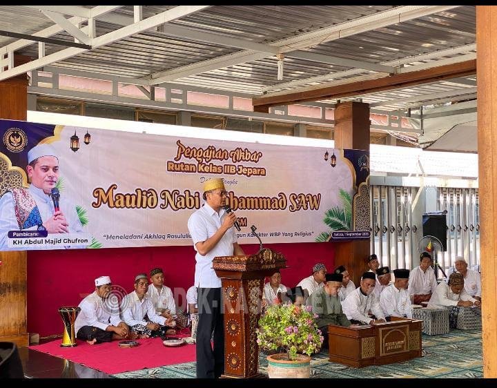 Lewat Maulid Nabi, Rutan Jepara Dorong Warga Binaan Perkuat Akhlak dan Keimanan