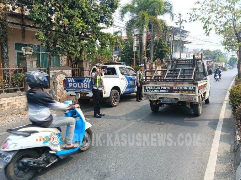 Patroli Rutin Satlantas Polres HSU Sasar Jalur Rawan Kecelakaan dan Kemacetan, Keselamatan Jadi Prioritas
