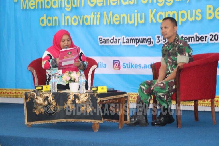 KODIM 0410/KBL GAET MAHASISWA STIKES ADILA MELALUI MATERI BELA NEGARA